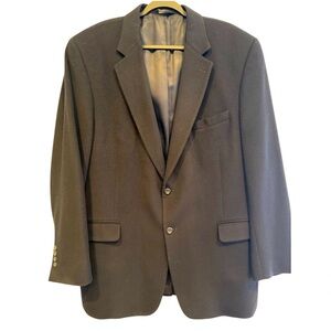 JOS A BANK NAVY 100% CASHMERE 2 BUTTON BLAZER 46L